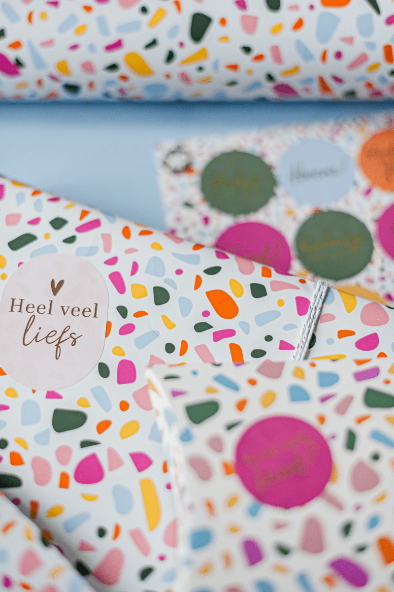 Cadeaupapier Terrazzo - 70 cm