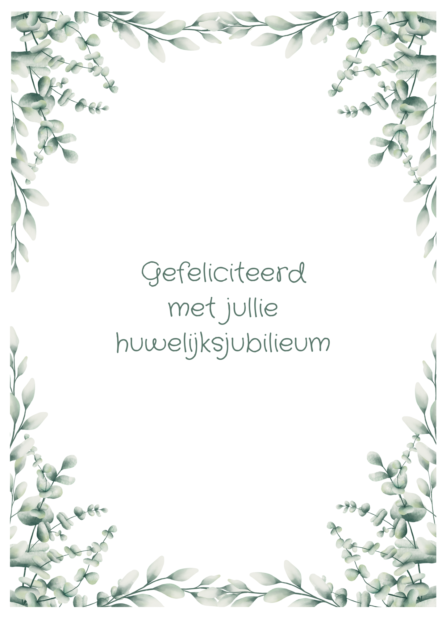Huwelijksjubileum - takken