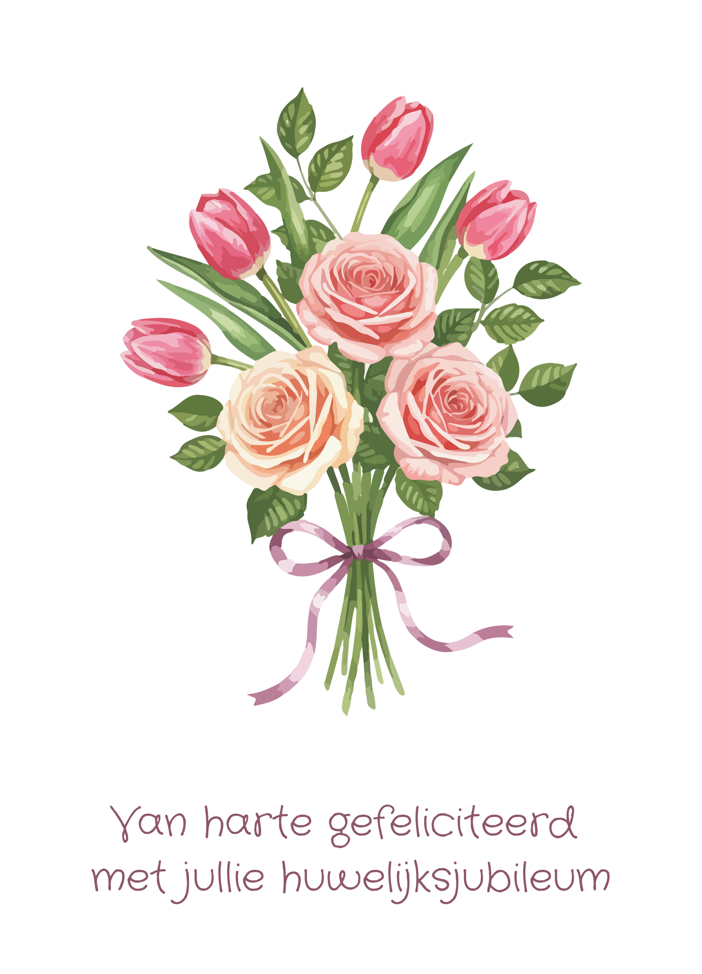 Huwelijksjubileum - boeket