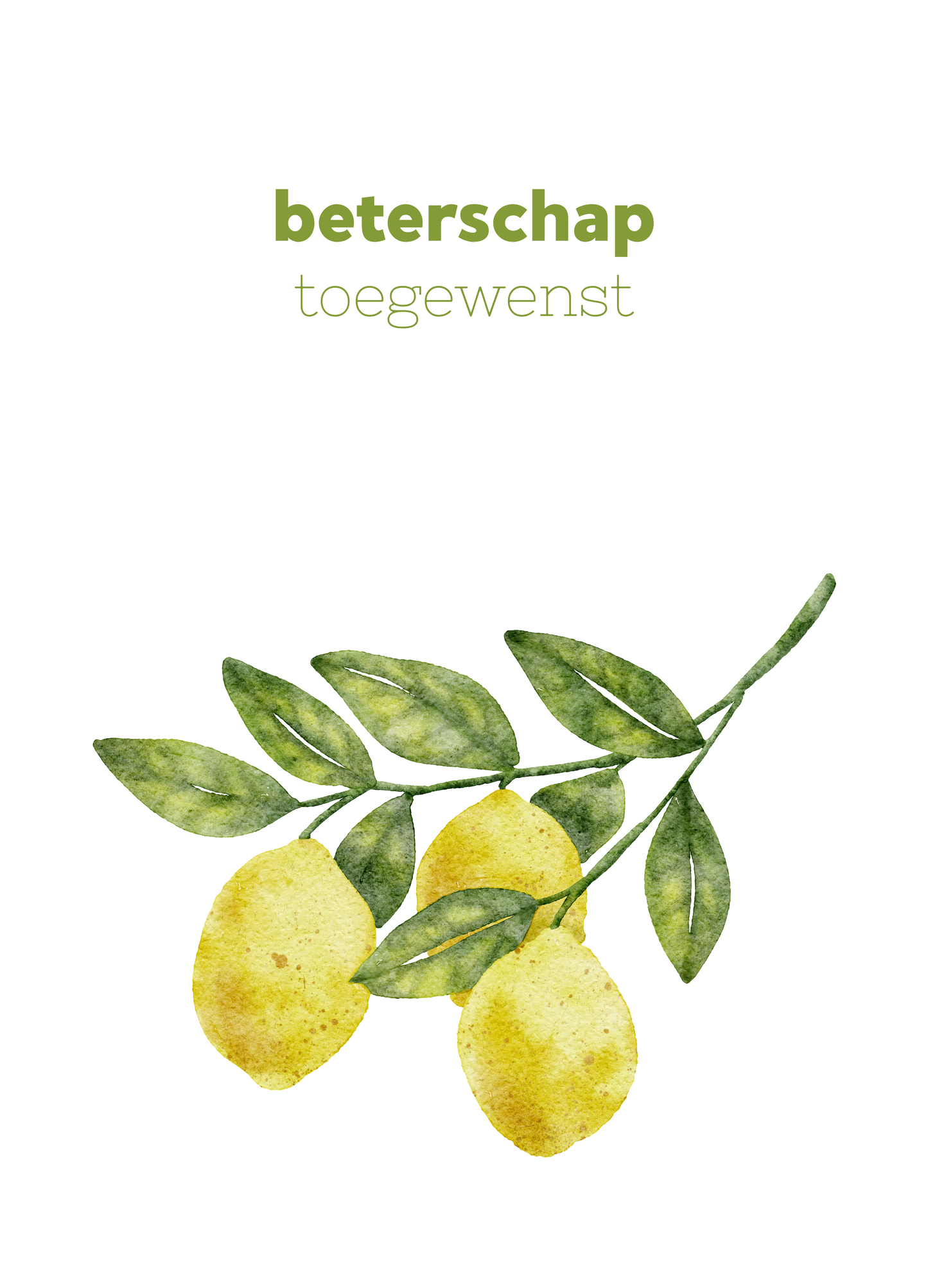 Beterschap - citroentak