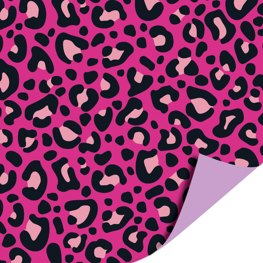Cadeaupapier Leopard Pink - 70 cm