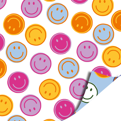 Cadeaupapier Smileys - 70 cm