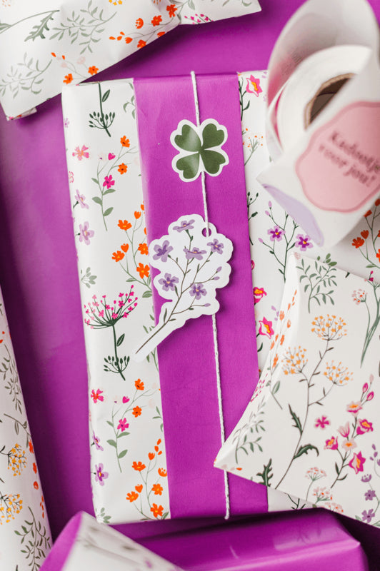 Cadeaupapier Wildflowers - 70 cm