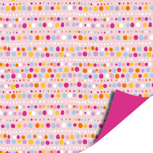 Cadeaupapier Blooming Bubbles (pink) - 70 cm