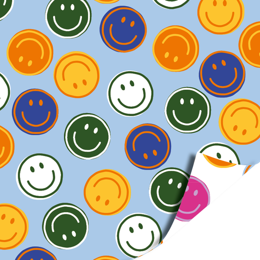 Cadeaupapier Smileys - 70 cm