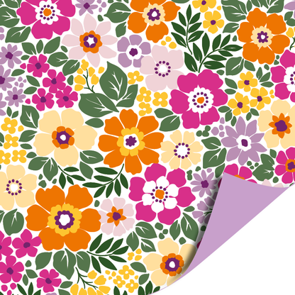 Cadeaupapier Summer Flowers - 70 cm